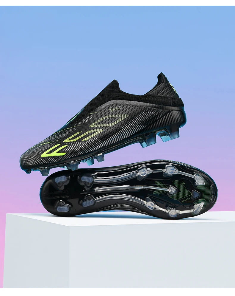 New Men's Football Boots Futsal Non-Slip Turf Comfortable Ultralight FG Grass Cleats Soccer Shoes Sport Indoor Adult Non-Slip