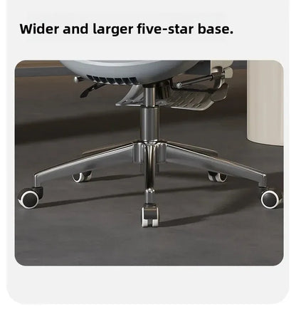Air Titan kontor- og gamingstol i fuld mesh med ergonomisk lændestøtte i tre zoner til computer- og skrivebordsbrug for studerende, med ventilerende design