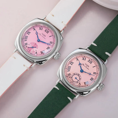 THORN T002 Watch Tribute to Classic Oyster Style Antique Pillow Shaped Watch, Retro Watch, Men's and Women's Couple Watches