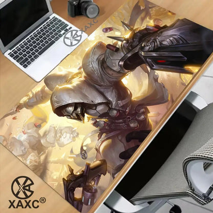 Μεγάλο mouse pad Overwatch Kawaii XXL για PC, επιφάνεια γραφείου υπολογιστή, gamer χαλάκι γραφείου, πληκτρολόγιο, τραπέζι, GamingAccessories MousepadXAXC
