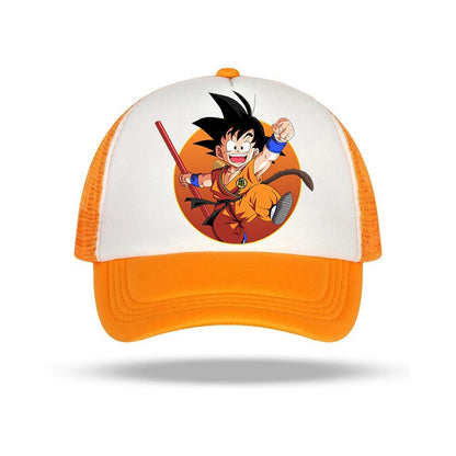 Dragon Ball-baseballkepsar med anime-karaktärer, solhattar för barn och vuxna, andningsbara sommarhattar i ledig stil, justerbara kepsar med skärm, presenter