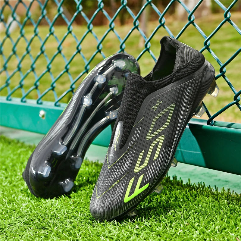 New Men's Football Boots Futsal Non-Slip Turf Comfortable Ultralight FG Grass Cleats Soccer Shoes Sport Indoor Adult Non-Slip