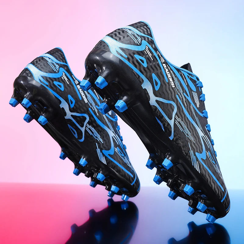 Nouvelles chaussures de football professionnelles pour hommes, chaussures de football antidérapantes, unisexes, respirantes, chaussures de futsal, nouvelles chaussures à crampons, livraison directe, ultralégères
