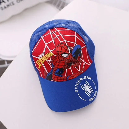 Spiderman Baseball Cap Boys Girls Hats Superhero Peripheral Sunhat Childrens Birthday Gift Cosplay Props Fashion Caps