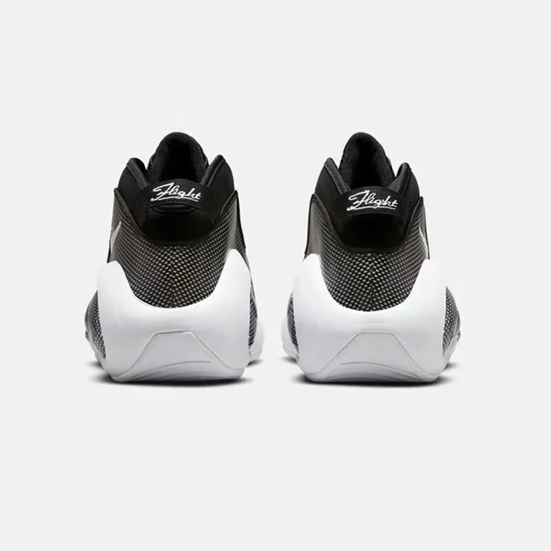 Nike Casual Men's Shoes Air Zoom Flight95 Basketball Shoes Black & White Big Eyes DM0523-001