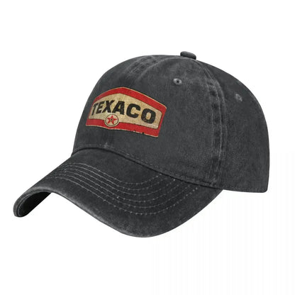 Olja och gas Texaco Klassisk T-shirt Cowboyhatt Westernhatt Damhattar för solskydd Herrhattar