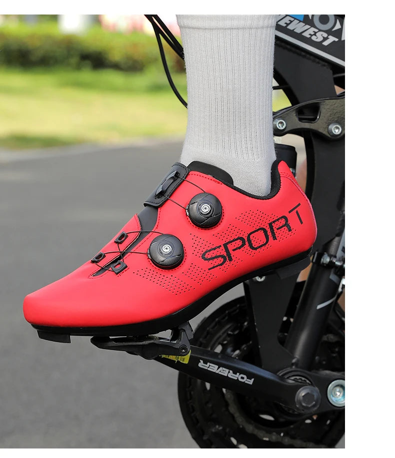 Ténis de ciclismo, sapatos de MTB respiráveis, sapatos de ciclismo de montanha para homem e mulher, sapatos para trilhos, sapatos desportivos para ciclismo de estrada, sapatos de ciclismo com pedais SPD