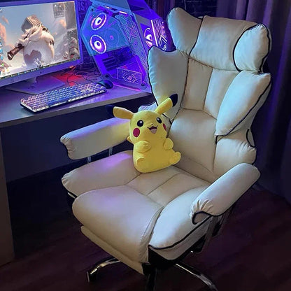 Nouveau fauteuil de gaming confortable et ergonomique pour ordinateur, pivotant, avec fonction de levage, idéal pour le bureau et les gamers