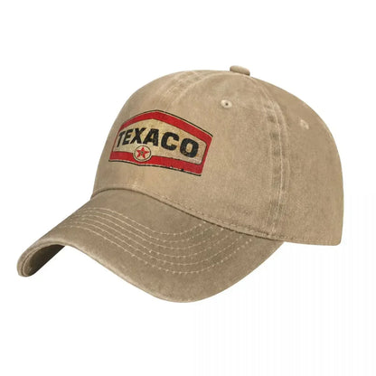 Olja och gas Texaco Klassisk T-shirt Cowboyhatt Westernhatt Damhattar för solskydd Herrhattar