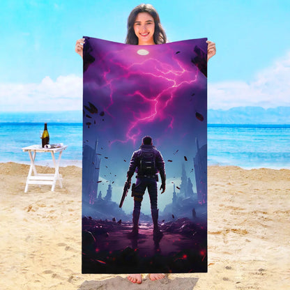 Game F-Fortnites Beach Towel Hotel Towels Bathroom Sauna Spa Playa Travel Swimming Pool For Home Baby Bath Microfiber Gym Shower