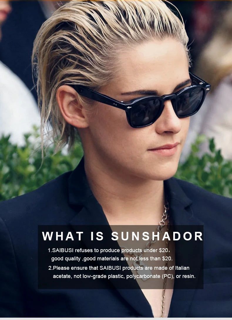 High QualityTortoiseshell Round Frame Handmade Sunglasses Designer Men Acetate Women's Beach Sun UV400 Sunglasses Can Be Carved