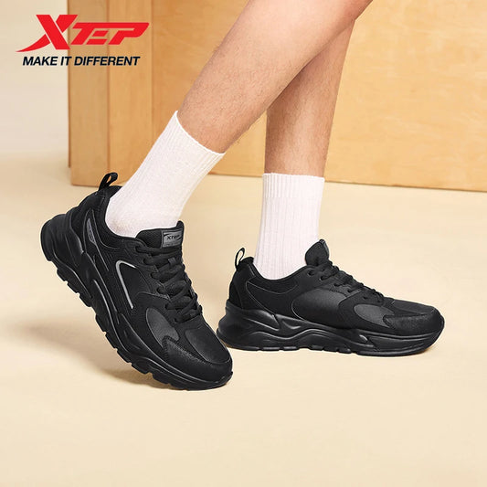 Pantofi casual pentru bărbați Xtep 2025, de iarnă, stil streetwear, amortizare, ușori, rezistenți la uzură, respirabili, sneakers pentru mers 875419320005