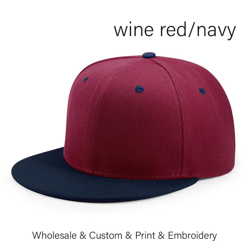 SLECKTON Custom Logo Hats High-quality Hiphop Snapback Caps Letter Embroidery Brand Design Trucker Cap Wholesale Hat Adult