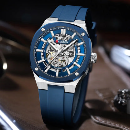 2025 CURREN New Men Mechanical Watch Luxury Sapphire Glass Automatic Watch 41MM Stainless Steel Watch for Men