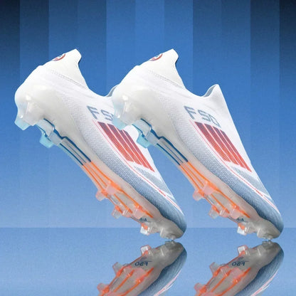 Nouvelles chaussures de football pour hommes, crampons longs antidérapants pour adultes, chaussures de sport pour garçons, crampons d'entraînement en plein air, respirantes et confortables