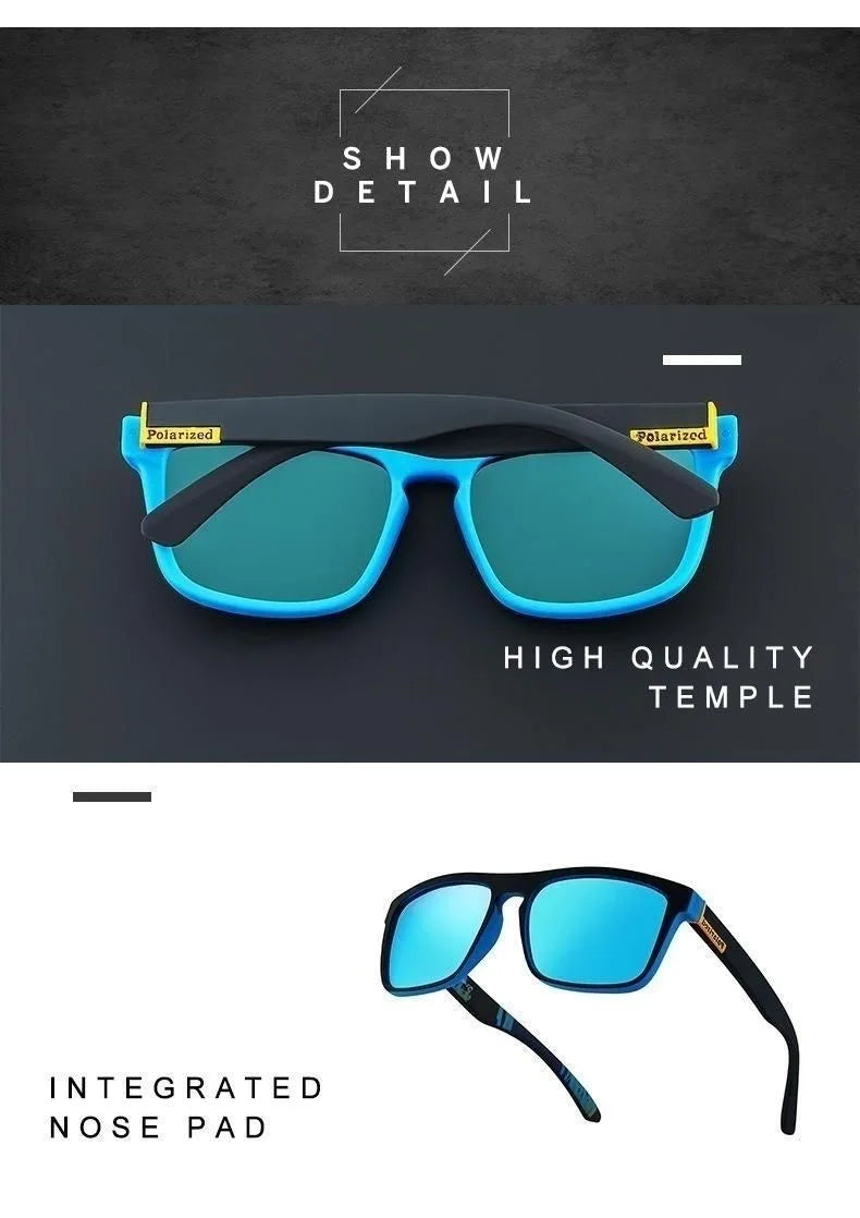 Kawasaki Polarized Sunglasses Men Women High-End Fashion Outdoor Fishing Retro Designer Sun Glasses UV400 Eyewear