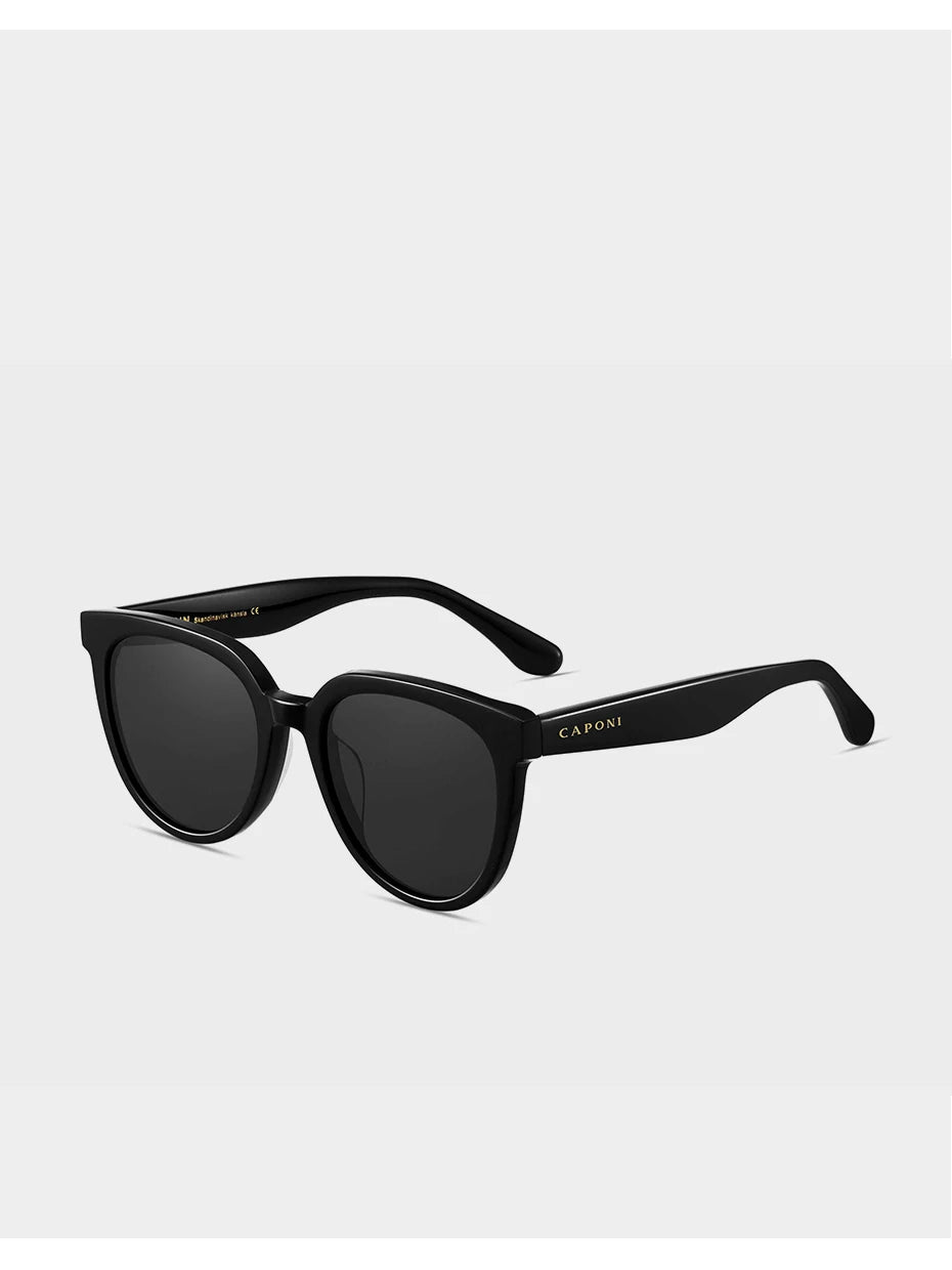 CAPONI Brand Design Sunglasses For Women Fashion Retro Girls Eye Shades Korea Style Polarized Sun Glasses UV Protection BH31031