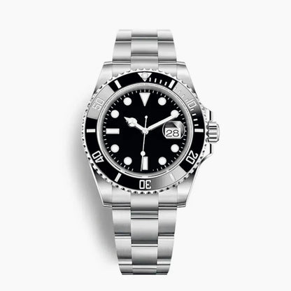 New High Quality Luxury Premium Men's Watch with and Mechanical Winding Strap 904L Stainless Steel Black Blue Waterproof