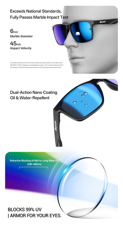 SCVCN Outdoor Polarized Water Sports Beach Ocean Sea Platform Fishing Cycling MTB Sunglasses Bicycle Sports Hiking Eyewear UV400