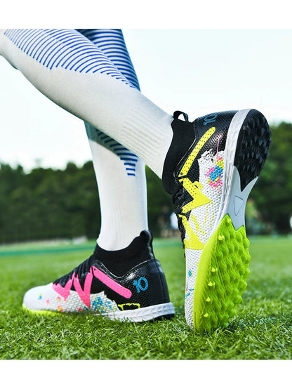 Chaussures de football pour hommes, crampons de terrain professionnels, résistants, décontractés, antidérapants, de haute qualité.