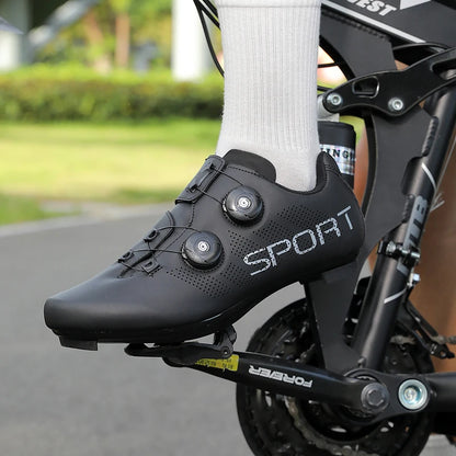 Ténis de ciclismo, sapatos de MTB respiráveis, sapatos de ciclismo de montanha para homem e mulher, sapatos para trilhos, sapatos desportivos para ciclismo de estrada, sapatos de ciclismo com pedais SPD