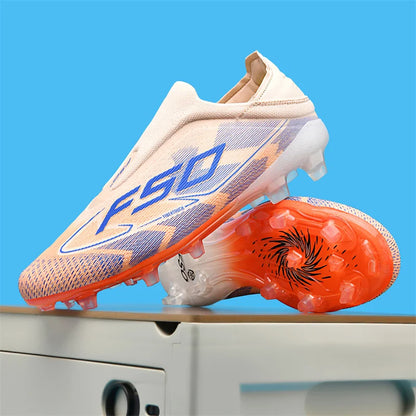 New Men's Soccer Shoes Grass Adult Non-Slip Football Boots Ultralight Sport Indoor Cleats FG Turf Futsal Comfortable