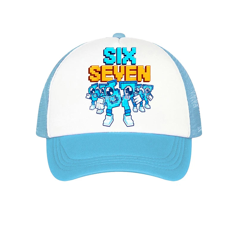 Steal A Brainrot 67 Baseball Cap Game Character Print Sun Hat Kids Adult Adjustable Peaked Caps Anime Fashion Summer Casual Hats