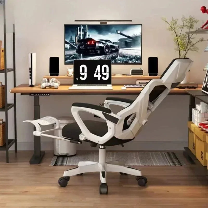 Chaise de bureau, chaise ergonomique, chaise d'ordinateur pivotante réglable, salle de conférence commerciale, chaises inclinables pour e-sport