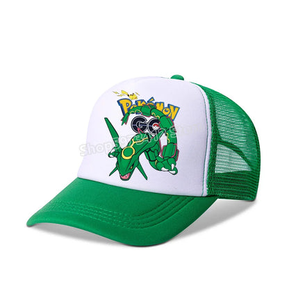 Pokemons Baseball Cap Pikachu Charizard Gengar Anime Peaked Hat Kid Adult Summer Outdoor Sport Hats Boy Casual Fashion Cap Gift