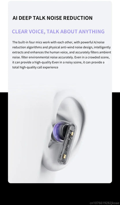 realme Buds T310 Earealme Buds T310 Wireless Earbuds Bluetooth 5.4 – 46dB Active Noise Cancelling HiFi Earphones with Deep Bass & Long Battery Liferphones 46dB Active Noise Cancelling HiFi Wireless Headphones Bluetooth 5.4 Game Music Headset Long Standby