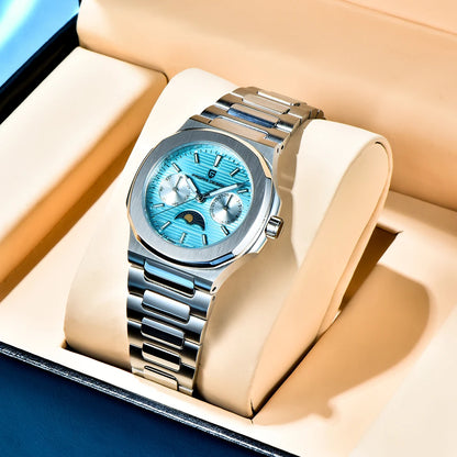 2025 New PAGANI DESIGN Women's Watch Automatic Date Luxury Quartz Watch Japan Epson VX3HA Watch Stainless Steel Waterproof Clock