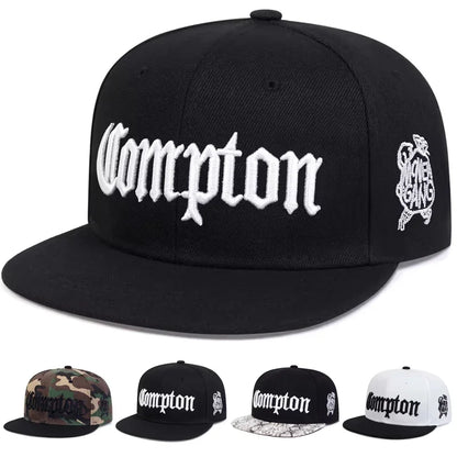 Unisex Compton Embroidery Hip-hop Hats Spring And Autumn Outdoor Adjustable Sports Casual Baseball Caps Sunscreen Hat