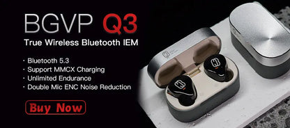 BGVP Scale 2DD In Ear Monitor Earphone 6D Sound Effects Gaming Headset HiFi Wired Headphones Bass Stereo Earpiece Music Earbuds