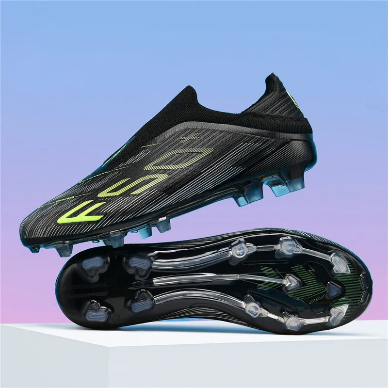 New Men's Football Boots Turf Soccer Shoes Sport Ultralight Comfortable Cleats Futsal Non-Slip FG Grass Indoor Adult Non-Slip