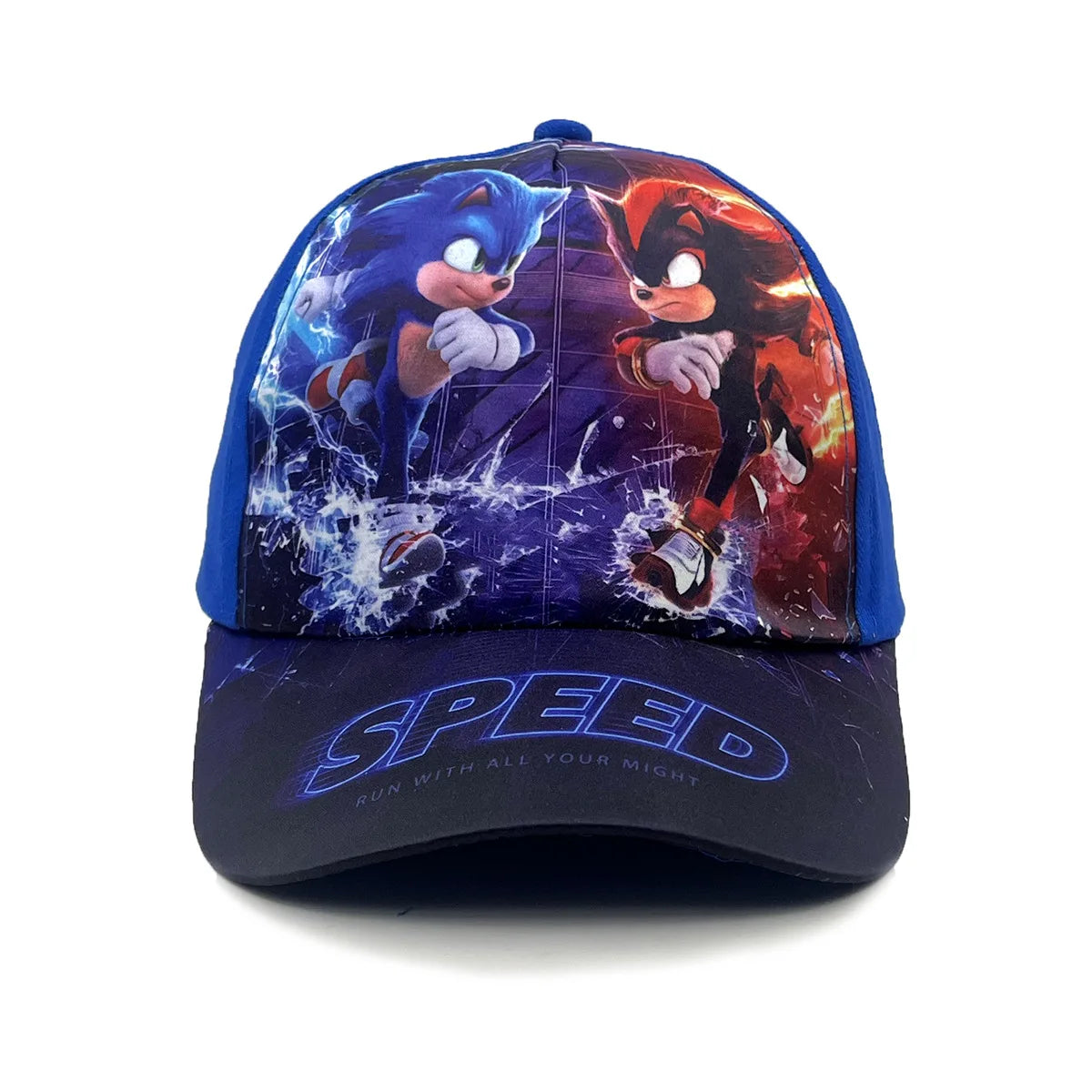 50-54cm Children's Sonic Cartoon Baseball Cap Anime Hedgehog ShadowTails Knuckles Character Sun Protection Cap Accessory Gifts
