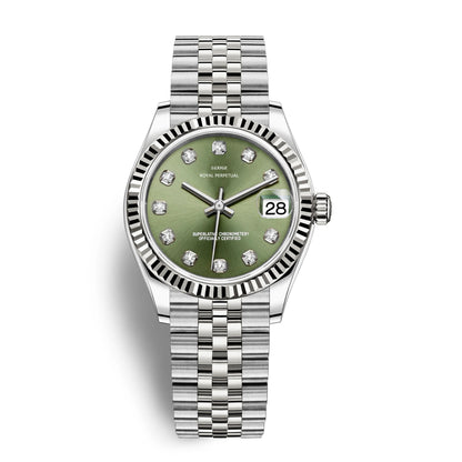 LGXIGE Quartz Elegant Dress Wristwatch Luxury Stainless Steel Waterproof Watch For Women Date Display Original Woman Wrist Watch