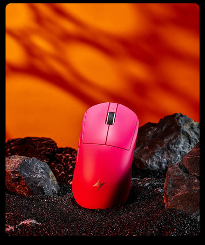 Bezdrátová herní myš ATK A9 s technologií NearLink, ergonomická, PAW3395, třírežimové Bluetooth, nízká latence, e-sportovní myš pro PC