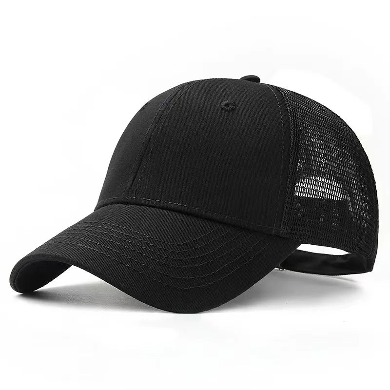 Big Head Man Baseball Caps Summer Mesh Plus Size Causal Peaked Hats 56-60cm 62-68cm Oversize XXL Snapbacks