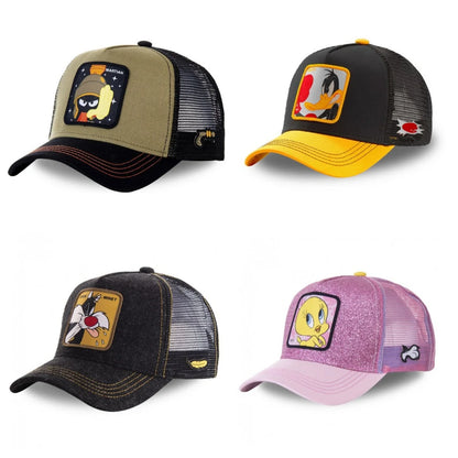 Hot Sale Unisex Anime Cartoon Cap High Quality Patch Draw Baseball Cap Men Trucker Hat