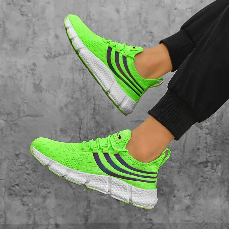 Pantofi sport casual pentru bărbați, adidași ușori și respirabili, antiderapanti, pentru alergare în aer liber, plimbare, tenis și jogging