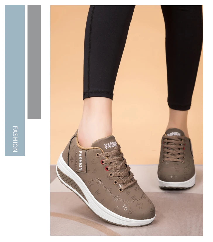 Damen-Sneaker, modische vulkanisierte Damenschuhe, flache Damenschuhe zum Wandern, Plateauschuhe, Übergrößen, Zapatillas Mujer