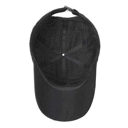 Mesh Quick Dry Cap Men Running Sports Baseball Cap Women Golf Tennis Cap Outdoor Jogging Breathable Sun Hat