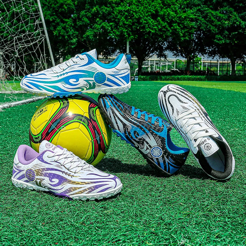 Nouveaux hommes bottes de Football respirantes unisexe livraison directe chaussures de Football en plein air ultralégères chaussures de Sport antidérapantes entraînement Sport