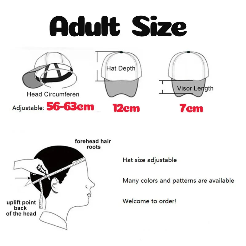 Cartoon SpongeBob Men Women Baseball Cap Outdoor Travel Boy Girl Mesh Sunhat Adult Hip Hop Dad Hat Summer Sport Trucker Peak Cap