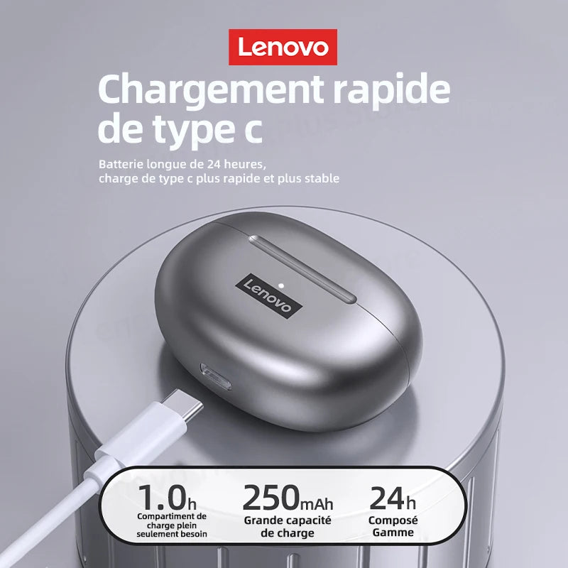 Original Lenovo LP5 TWS Wireless Bluetooth Earphone Long Battery Life Sports Headphone Dual Mode Gaming HD Call Headset With Mic