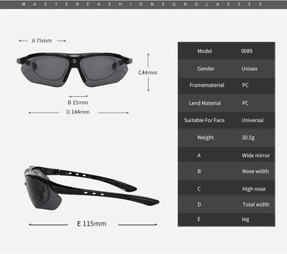 ELICIT New Photochromic Polarized Cycling Glasses Men Women Bike Glasses UV400 Eyewear Sunglasses HikingMTB Road Bicycle Goggles