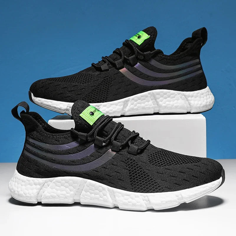 Pantofi sport casual pentru bărbați, adidași ușori și respirabili, antiderapanti, pentru alergare în aer liber, plimbare, tenis și jogging
