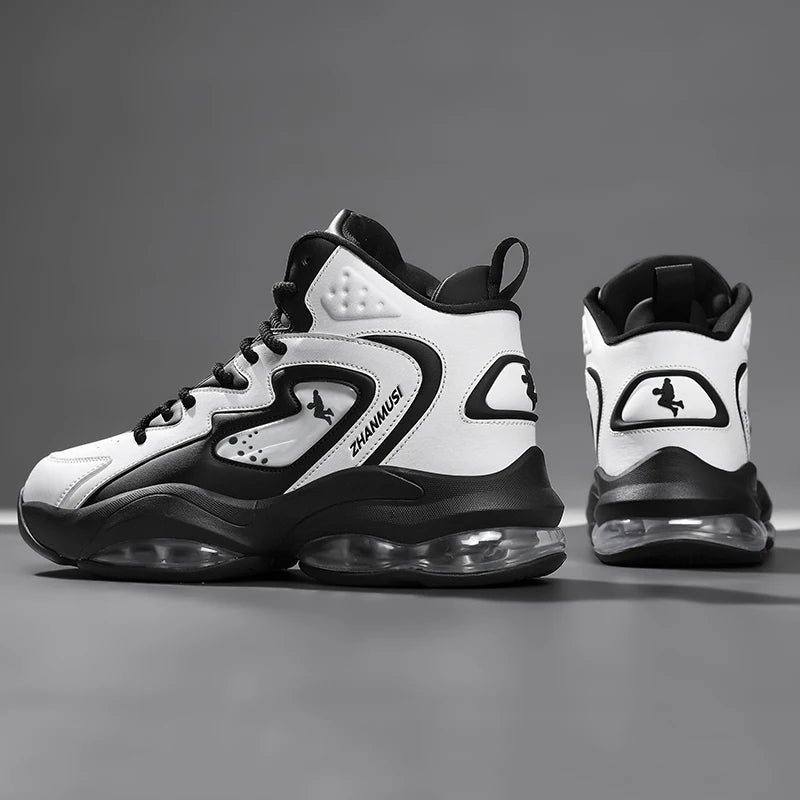 Chaussures de basket-ball pour hommes, respirantes, avec amorti, antidérapantes, résistantes à l'usure, chaussures de course, chaussures de sport pour la salle de sport, baskets de basket-ball pour hommes.