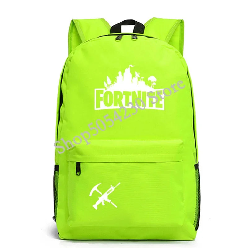 Fortnite Children's Backpack Large Capacity Bolsa Escolar High Quality Waterproof Men Women Victory Game Stationary Kid Rucksack