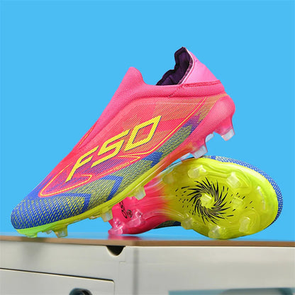 New Men's Soccer Shoes Grass Adult Non-Slip Football Boots Ultralight Sport Indoor Cleats FG Turf Futsal Comfortable